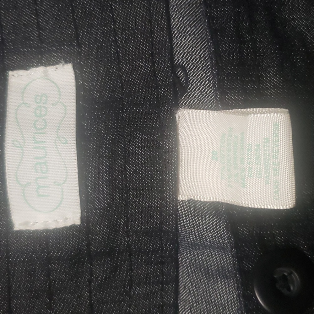 Maurice's Charcoal navy/black Trousers -  20 - Picture 5 of 5